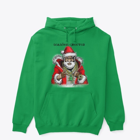 Seasons Greeted Irish Green T-Shirt Front