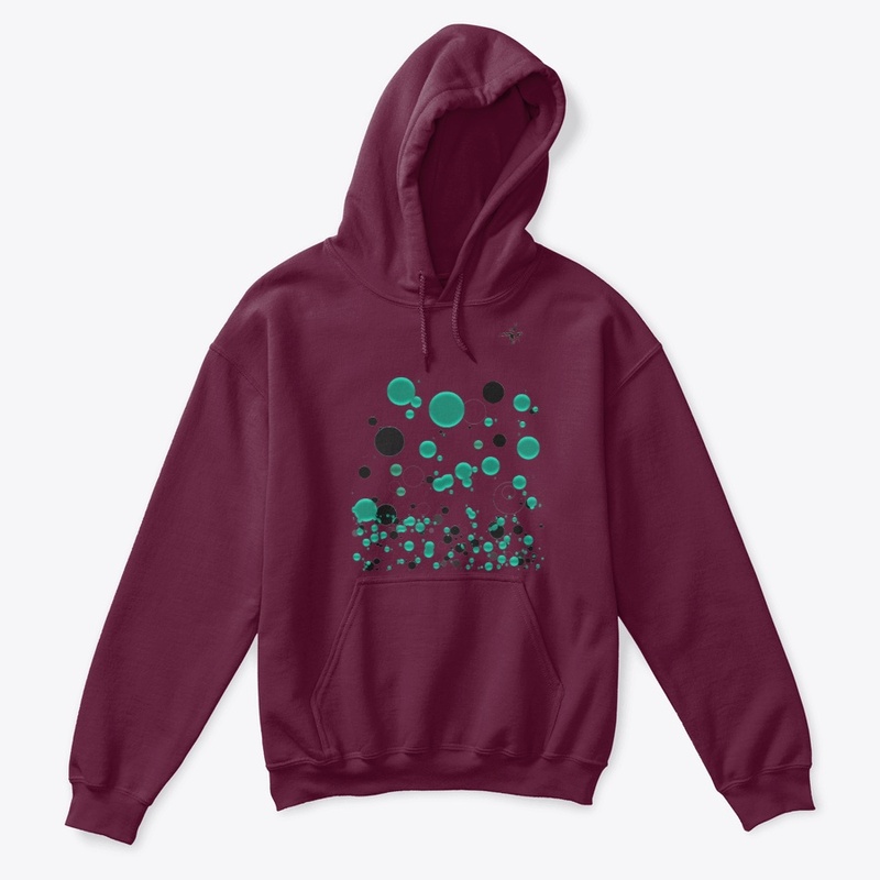 Blue bubbles Kids t-shirtes