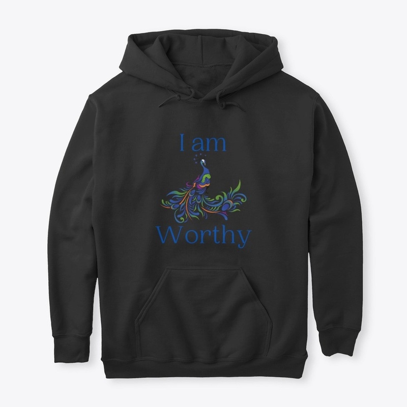 I Am Worthy Peacock Design 