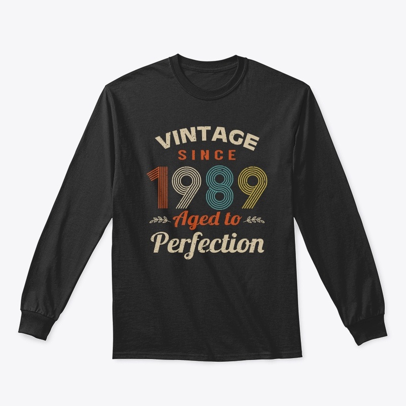 Vintage Since 1989 Birthday Gift T Shirt
