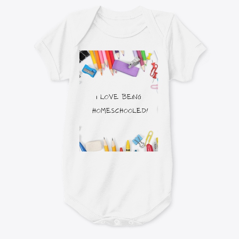 I Love Being Homeschooled Kids Shirts.