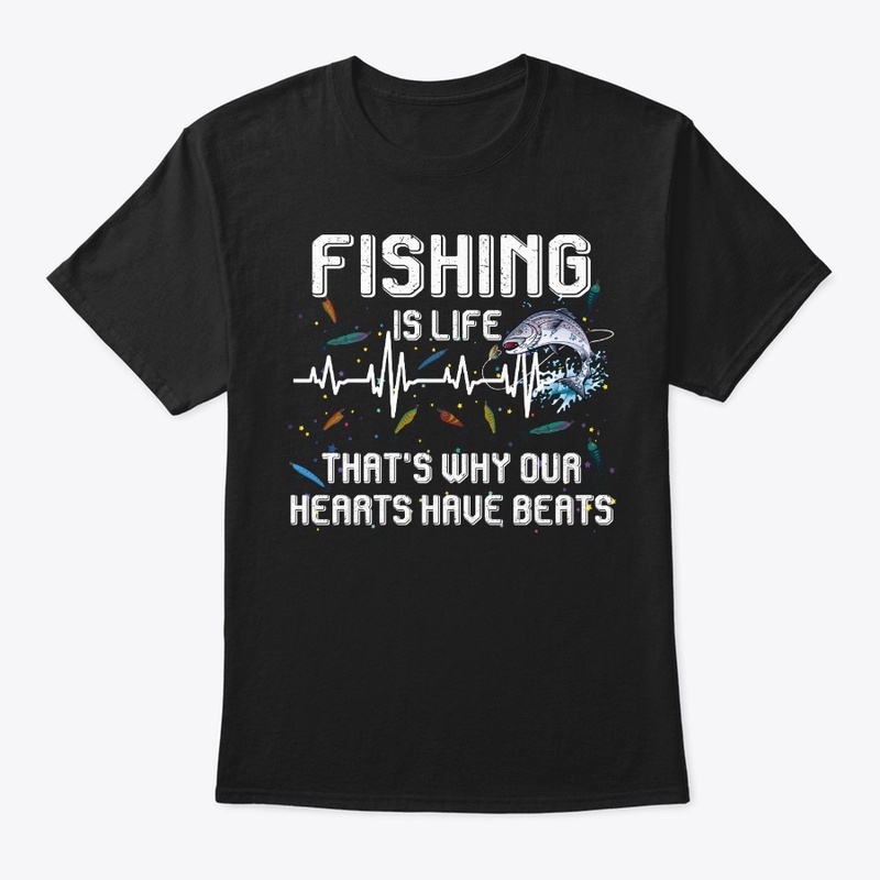 Fishing Lover Gift Our Hearts Have Beats
