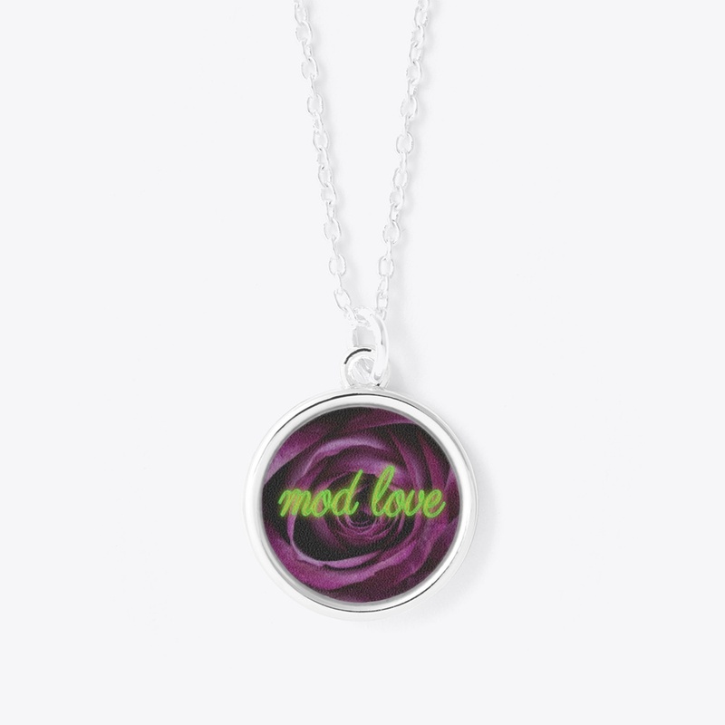 mod love purple flower