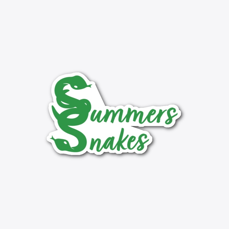 Summers Snakes sticker! (Green)