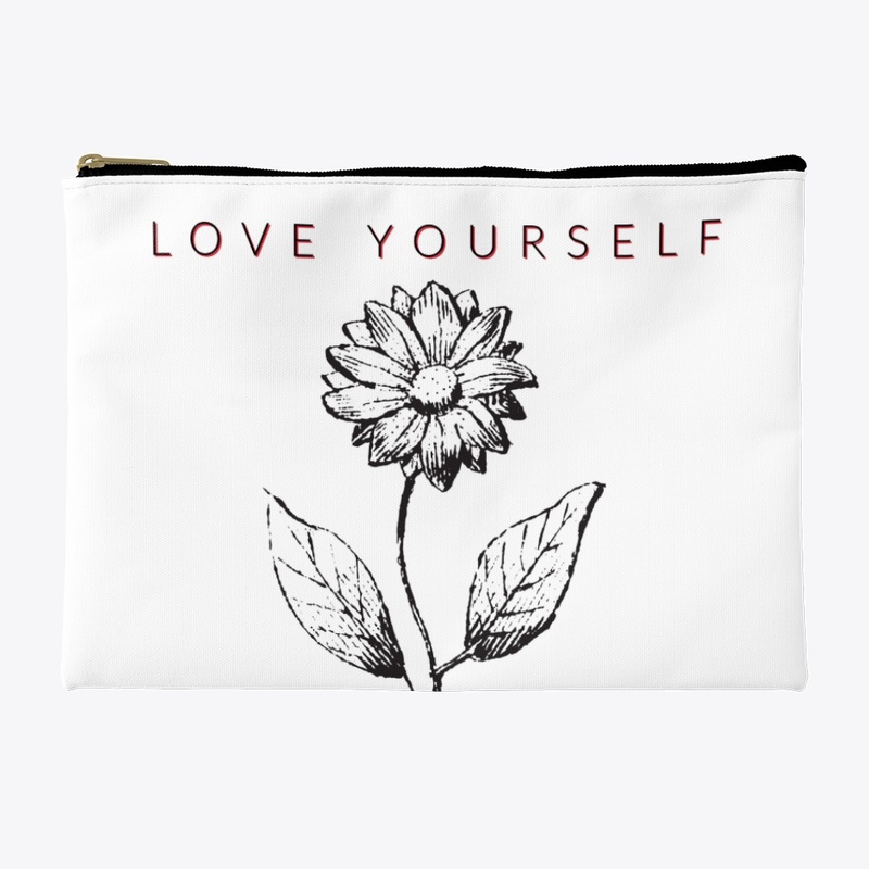 Quoted Zip Pouch 