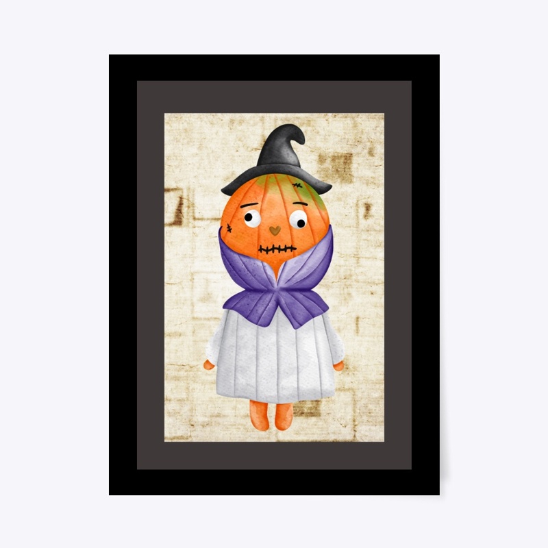 Witch Vintage Halloween Poster