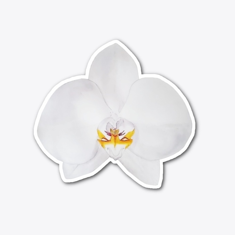 Orchid Sticker