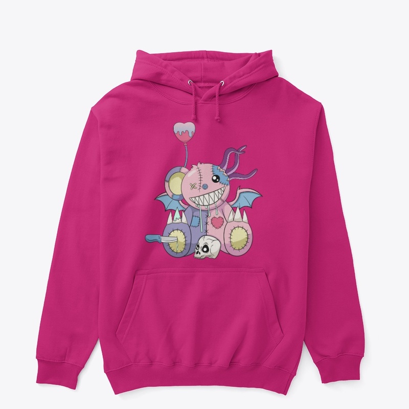 Pastel Goth Teddy #two - Classic Hoodie