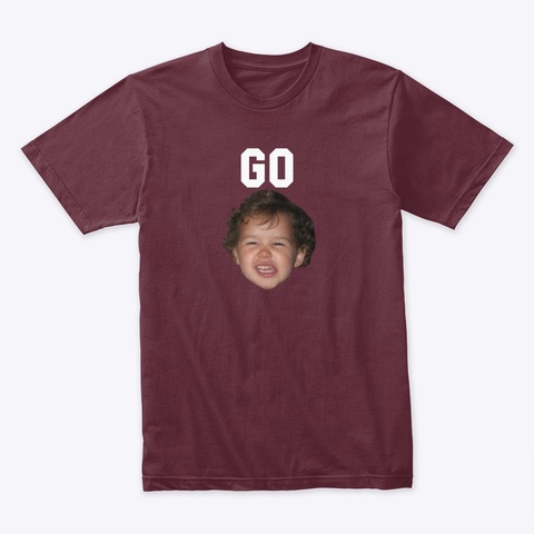 Go Livi Long S Maroon T-Shirt Front