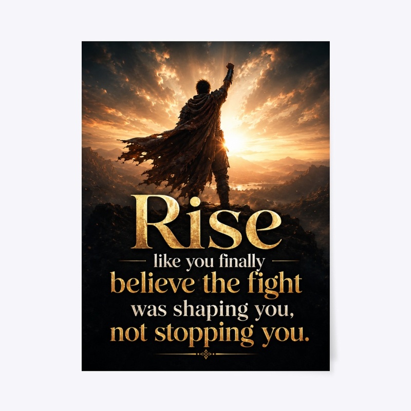 Shaped By The Fight Art