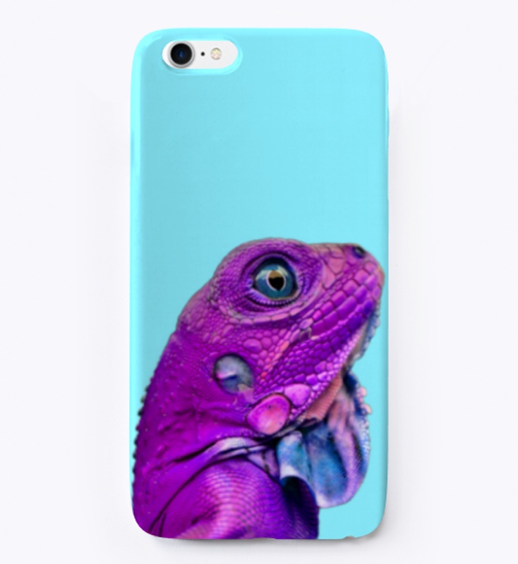 iPhone Case Purple Lizard 