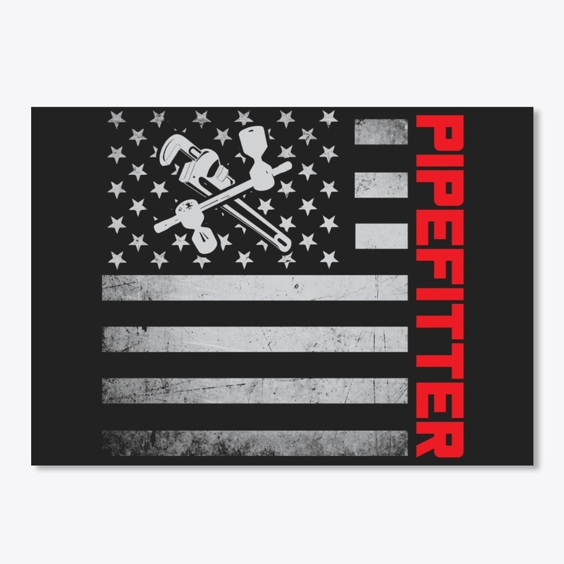 Pipefitter US Flag