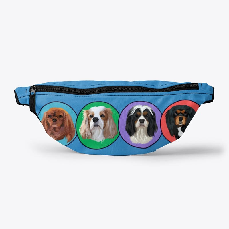 Cavalier King Charles Spaniels Happy