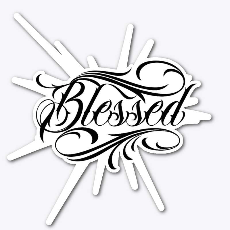 BLESSED Tattoo Design (Black Logo)