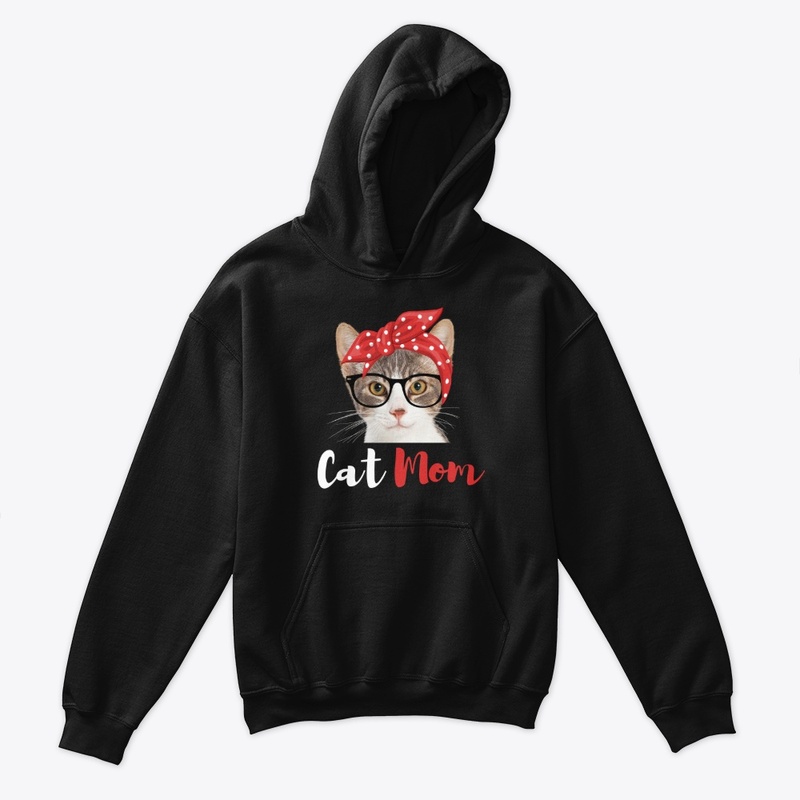 Cat Mom Messy Bun 