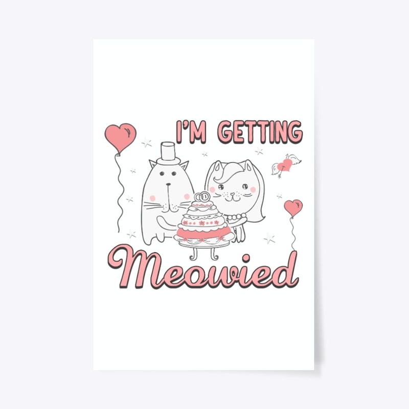 Cat Getting Meowied Bridal Shower Gift