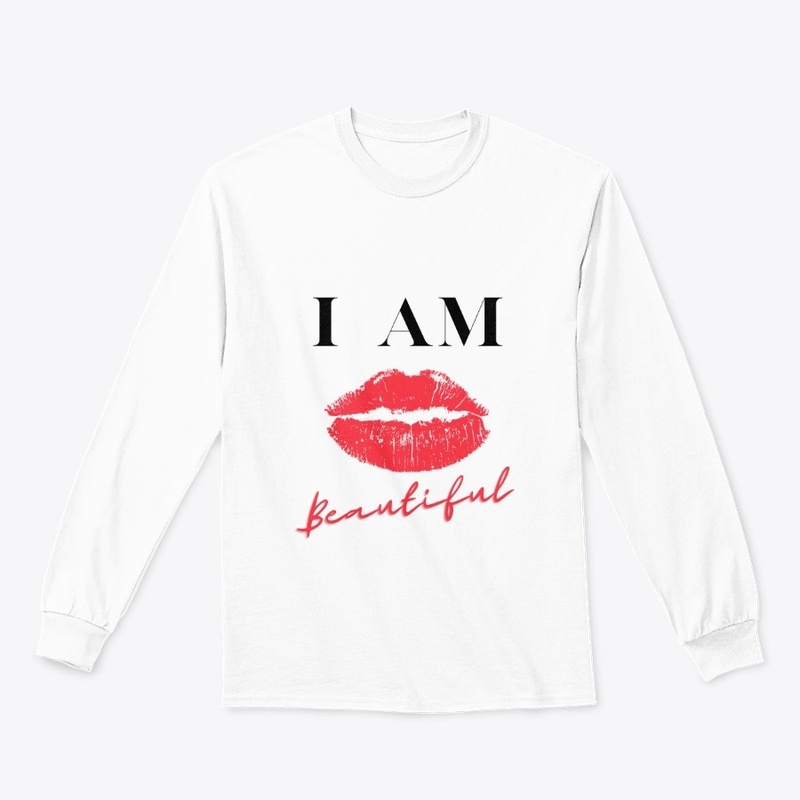 I Am Beautiful Lips Design 
