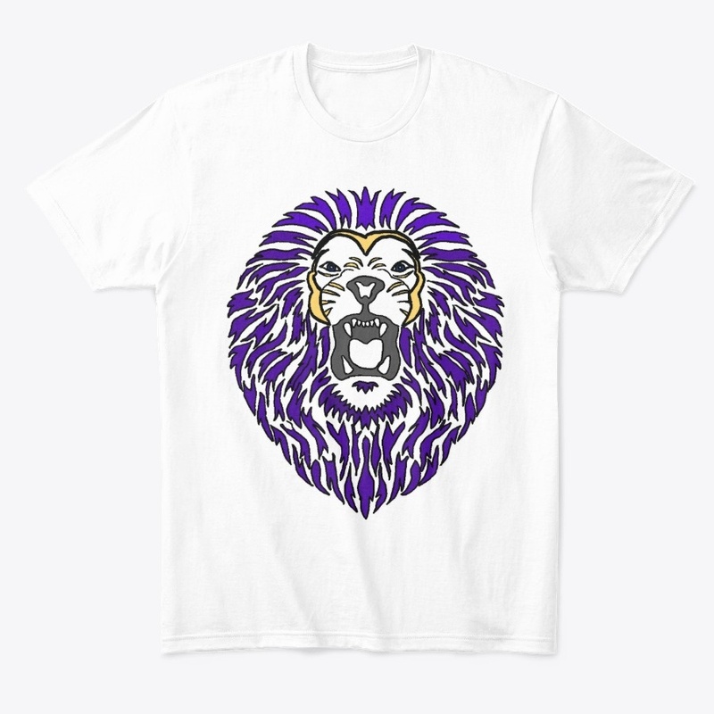 Vibrant Gold Lion t-shirt and hoodies