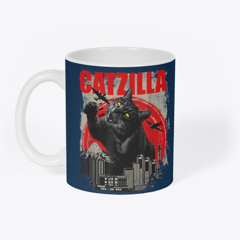 Catzilla - Funny Cat Lover Kitten Kitty