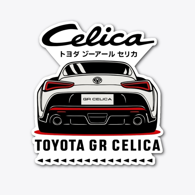 Celica Legend Car Art T-Shirt Design