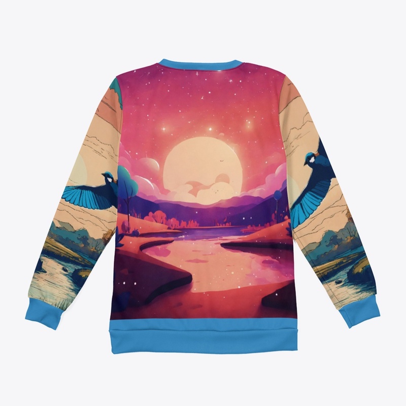 New t-shirt design with morning veiw 