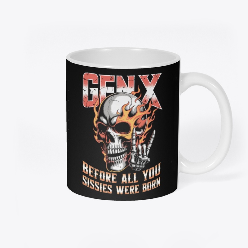 X Generation Skull Badass Rock Hand