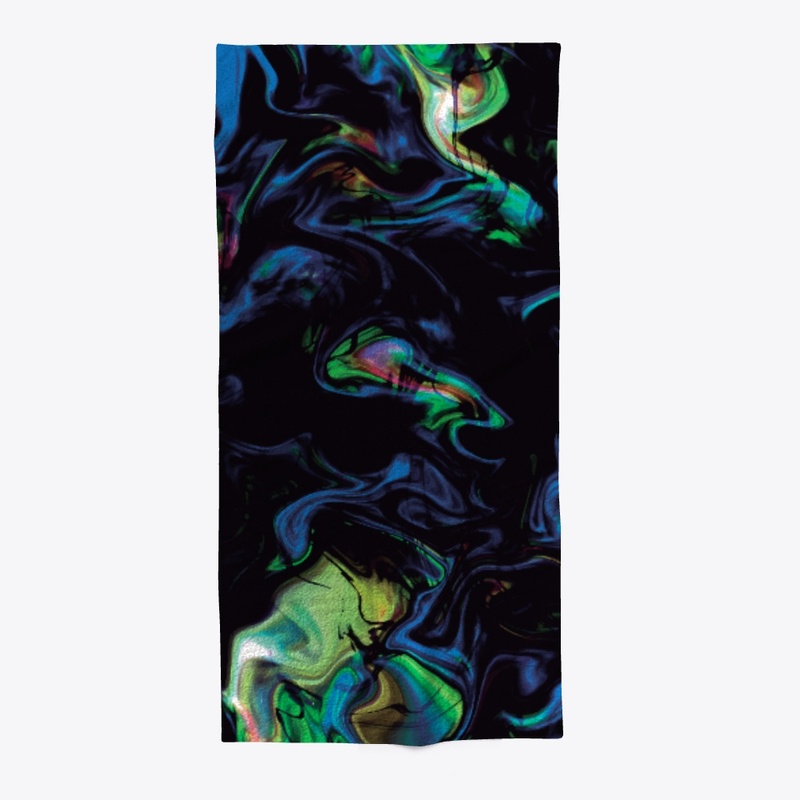 Black Marble Swirl