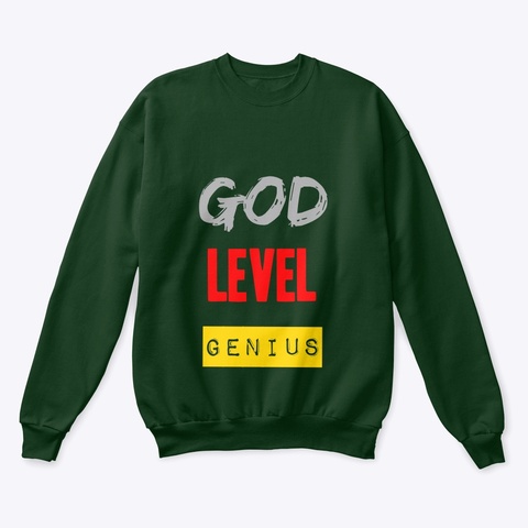 3 Color Glg Font Design Deep Forest  Camiseta Front