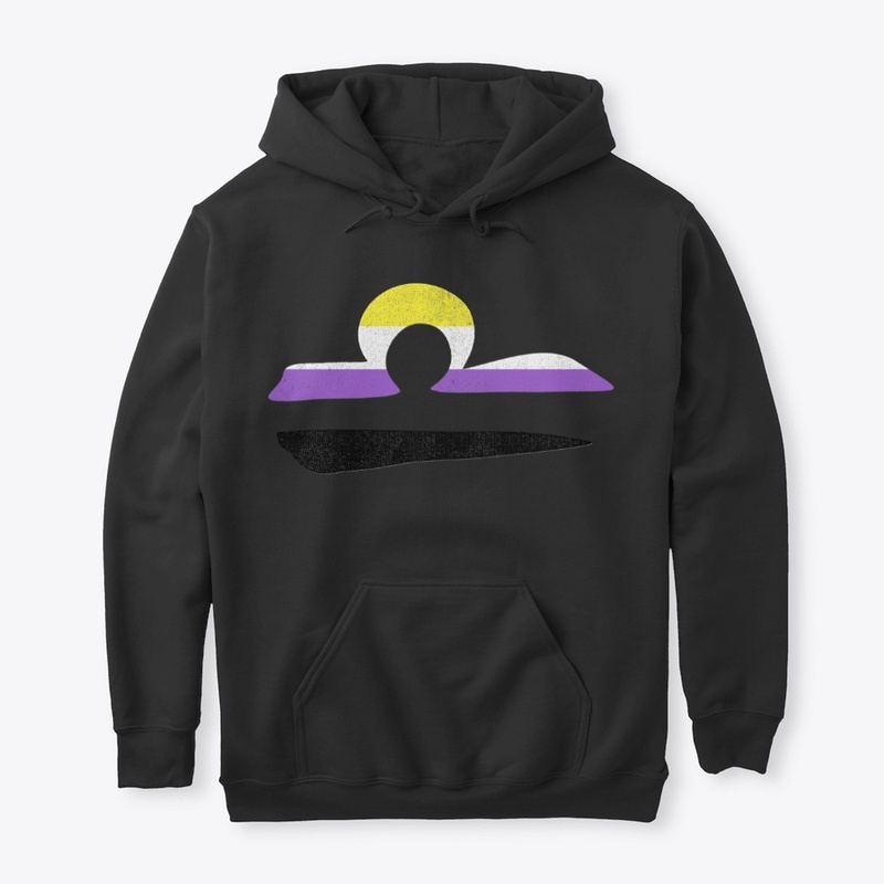 Nonbinary Libra Pride Flag Zodiac Sign