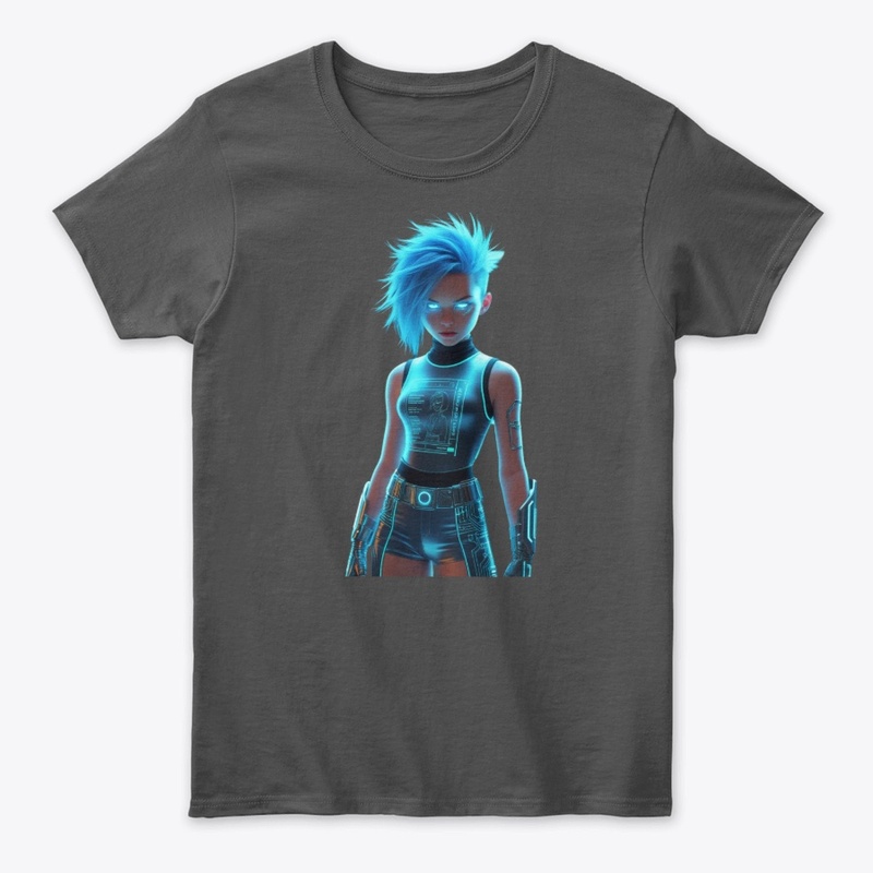 Neon  Pure Cotton Sci-Fi Style Design 
