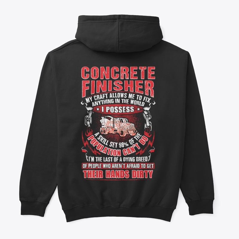 Concrete Finisher's Craft Hoodie