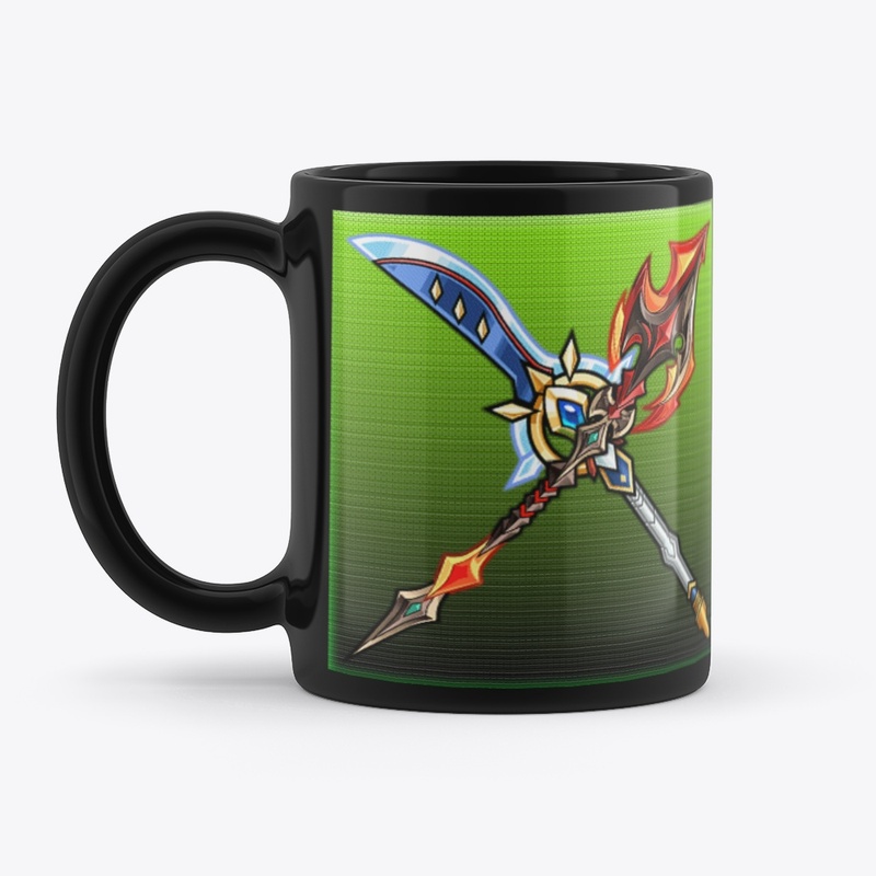 Fighter and Swords drinkware