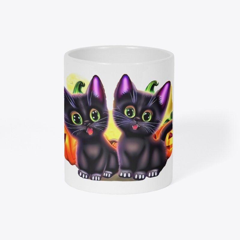 Cute Little Halloween Kittens