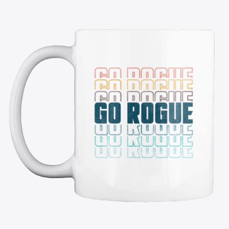 Go Rogue colorful retro vintage 