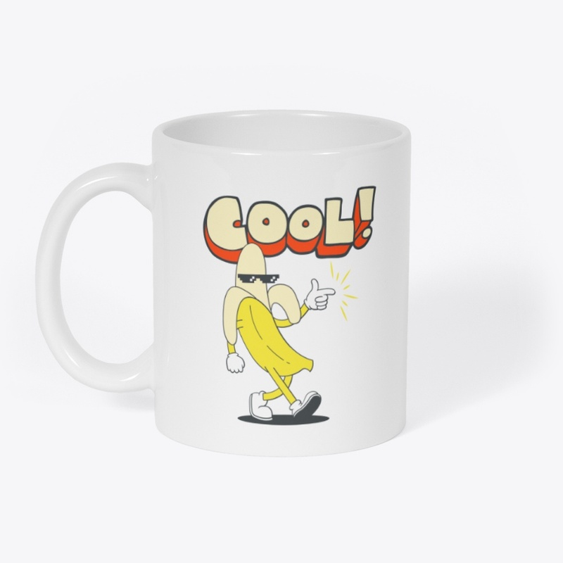 Cool Banana Retro Cartoon Tee