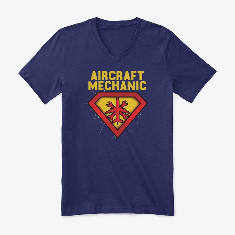 Superhero Aircraft Mechanic Shirt