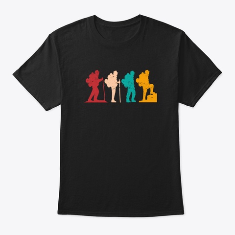 Hiking R6anm Black T-Shirt Front