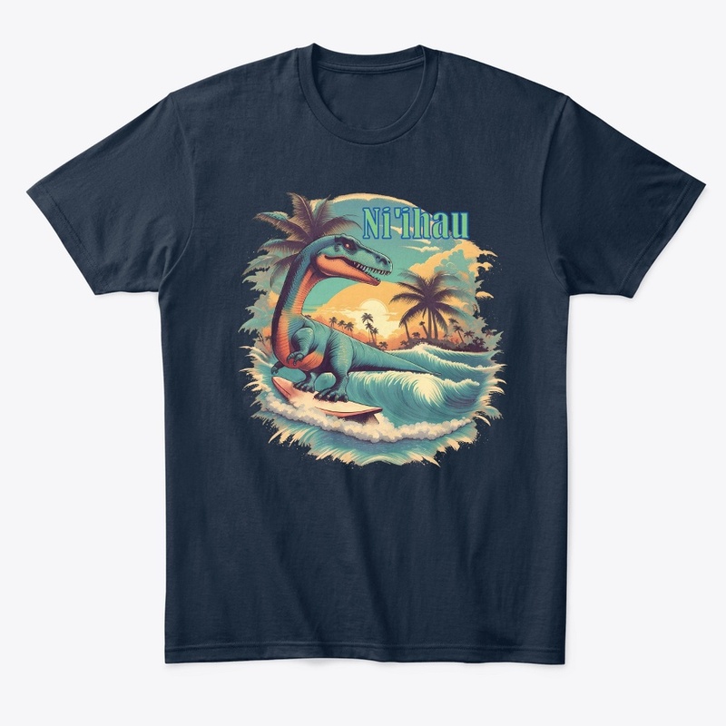 Surfing Dino Ni'ihau
