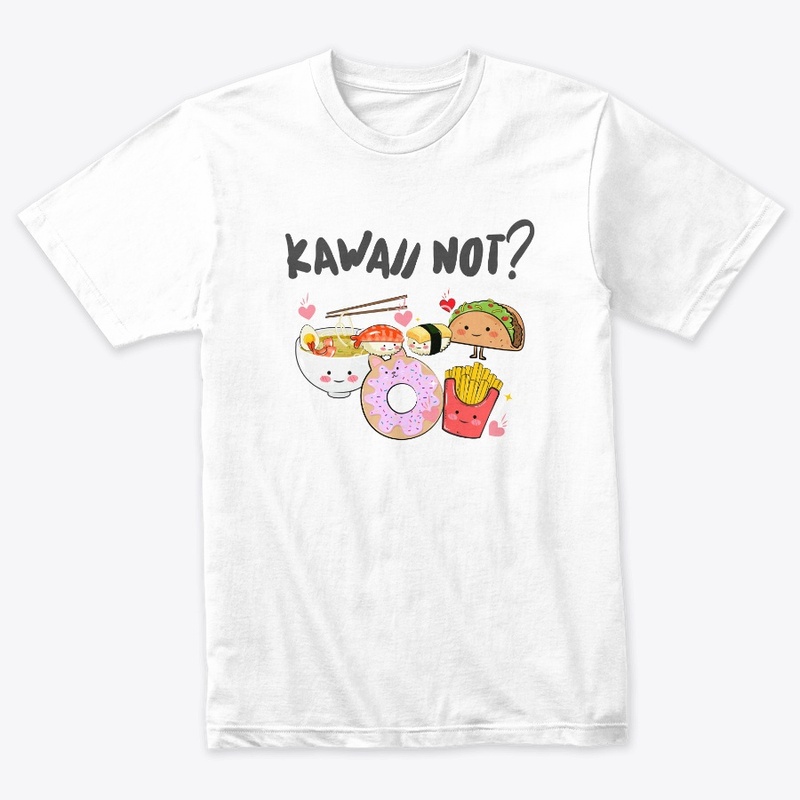 Kawaii Not? Tiny Food Novelty T-shirt