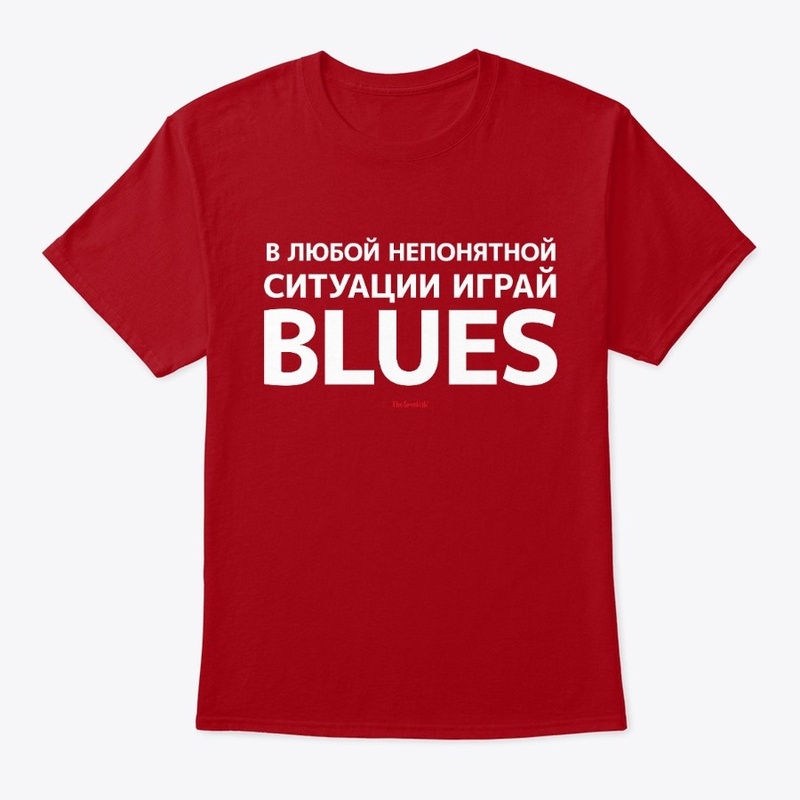 Футболка TheSmokish Ситуация Blues Wht