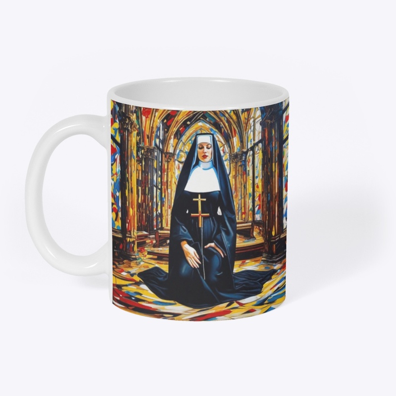 Nun splashes church