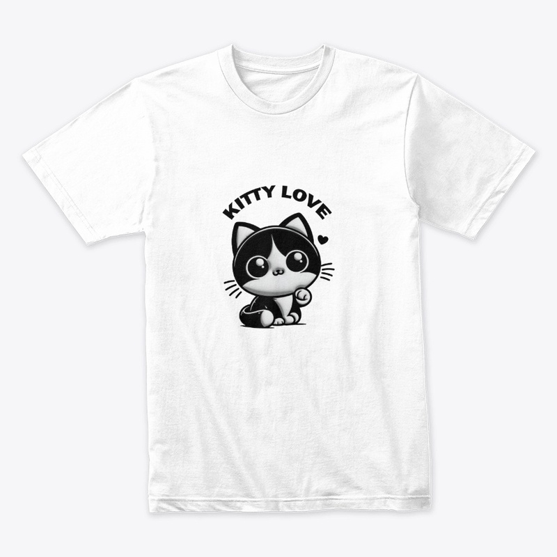 Kitty Love: Noir Cute Kitten