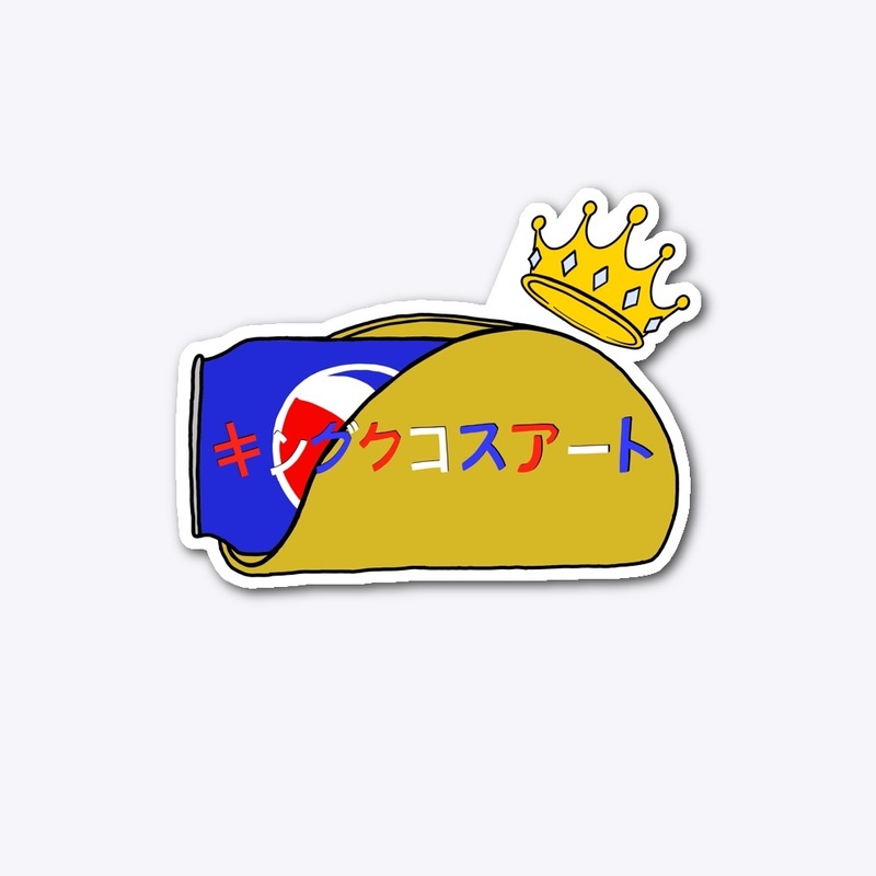 King Taco’s Art Logo Die Cut