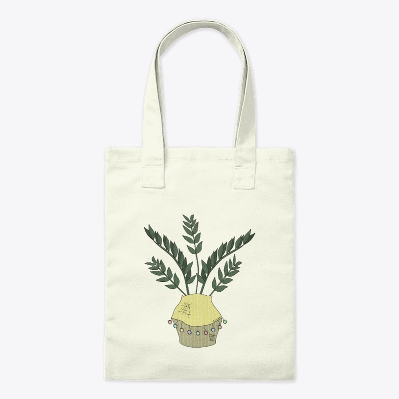 ZZ house plant art