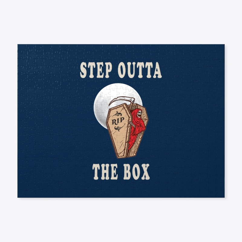 Step Outta The Box Grim Reaper With Moon