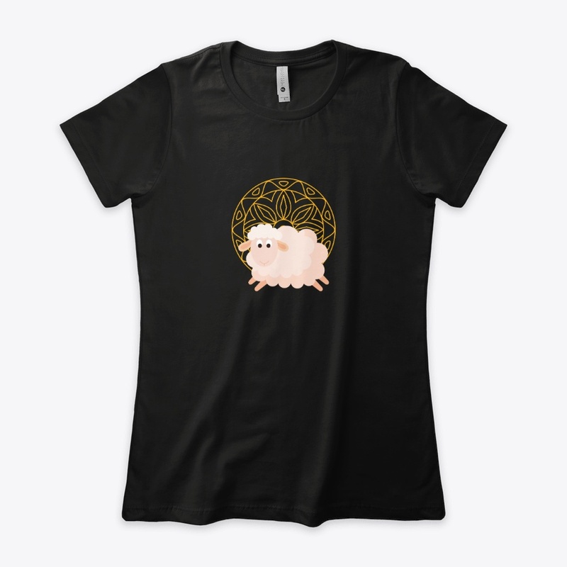 Cute Sheep Flower of life 