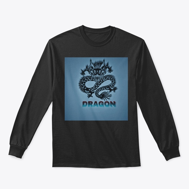 T-shirt with dragon graphics 