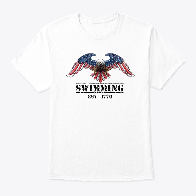 Eagle Swimming