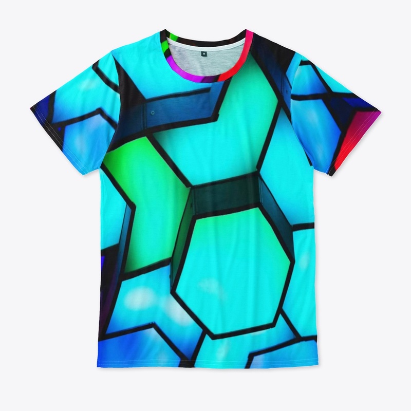 Hexagon Led Design Tishirt 