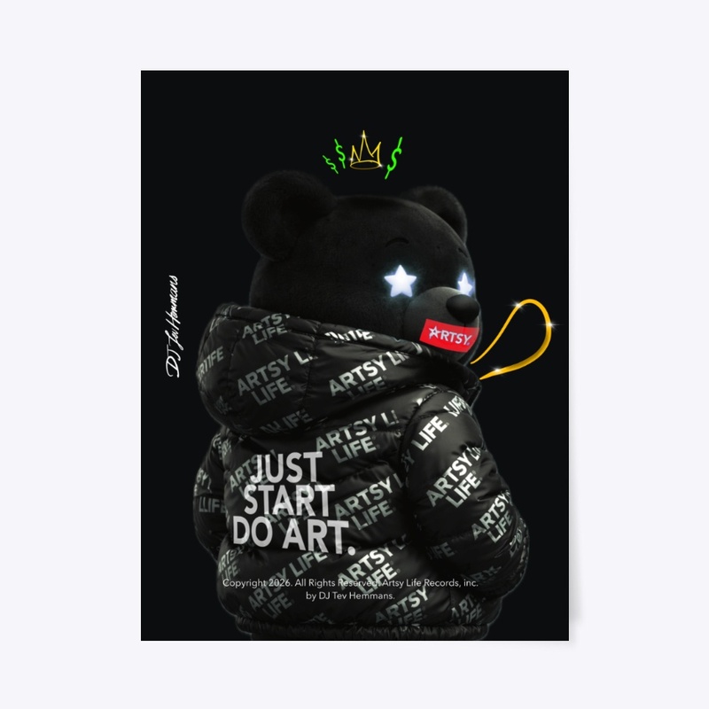 Artsy Winnie Art Print